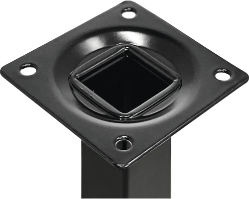 Metalen meubelpoot met montageplaat