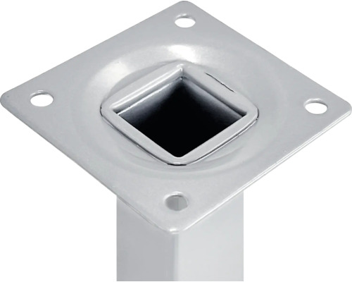 Metalen montageplaat voor tafelpoten