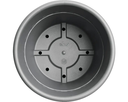 Binnenaanzicht van een ronde plantenbak