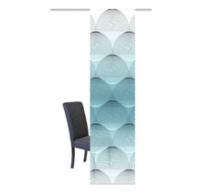 HOME FASHION Paneelgordijn Benari tuquoise 60x245 cm
