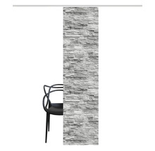 HOME FASHION Paneelgordijn Walli grijs 60x245 cm
