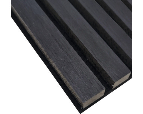 Akoestisch paneel met houten lamellen voor wanddecoratie