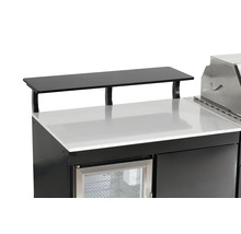 Barbecuekeukenelement met plank