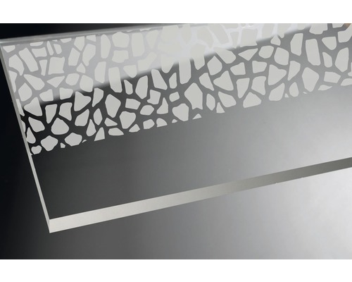 Decoratieve plaat van acrylglas met steendecor