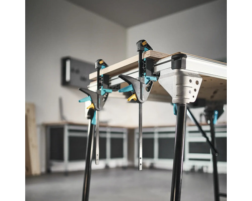 Werkbank met schroefklemmen voor houtbewerking