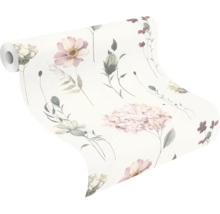 Behangrol met bloemenpatroon