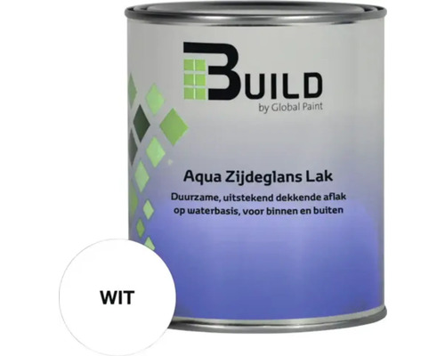 Verfemmer met lak Aqua Zijdeglans van Build by Global Paint