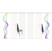 HOME FASHION Paneelgordijn Alberta wit 60x245 cm set van 6