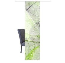 HOME FASHION Paneelgordijn bladeren groen 60x245 cm