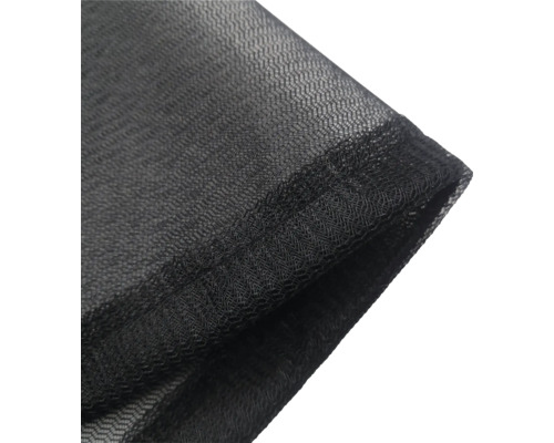 Close-up van zwart insectengaas