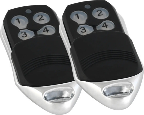 Twee handzenders voor poortaandrijvingen