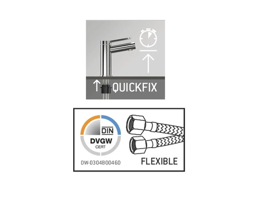 Tekens voor snelle montage, flexibiliteit en drinkwatergoedkeuring