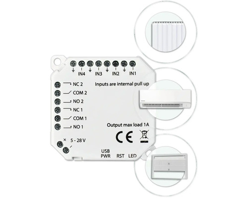 Elektronische besturingsmodule met CE-markering voor domotica
