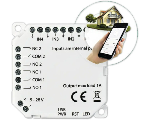 Domotica-apparaat met smartphonebediening