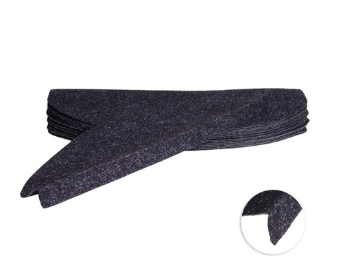 Trapmat Cannes antraciet 23,5x65 cm set van 15 Stapel schuurbanden