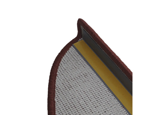 Detail van een trapprofiel met een antislip oppervlak