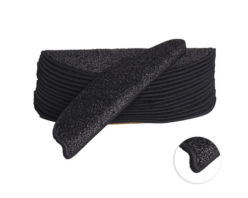Trapmat Mount Twist antraciet 20x56 cm set van 15 Traptredenmatten set voor trappen