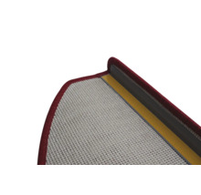 Detail van een antislipmat met rand