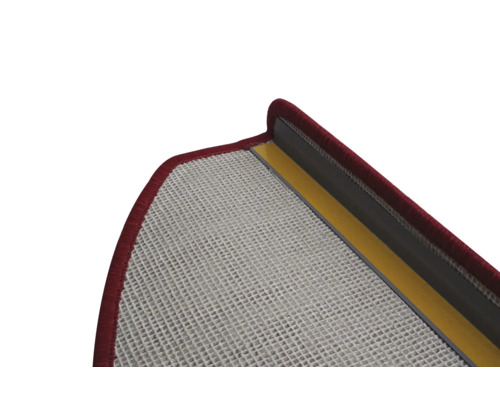 Detail van een antislipmat met rand