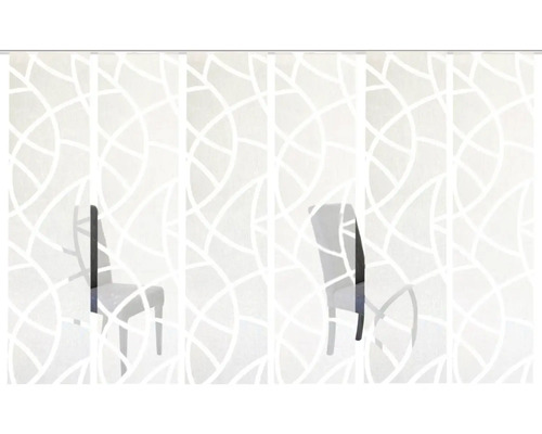 Decoratieve stof met stoelprint