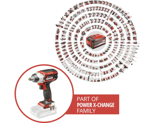 Einhell Power X-Change familie met accuslagschroevendraaier