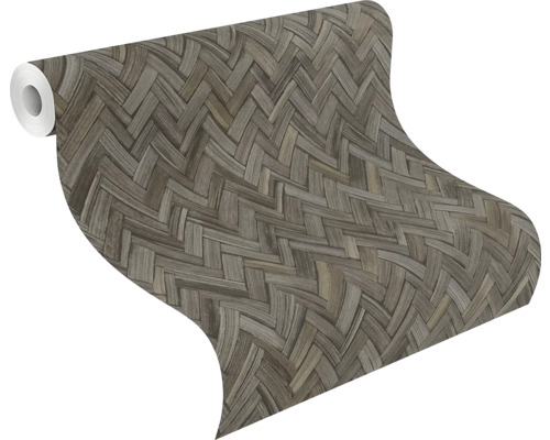 Behangrol met vlechtpatroon