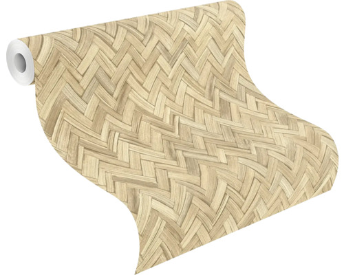Behangrol met vlechtpatroon