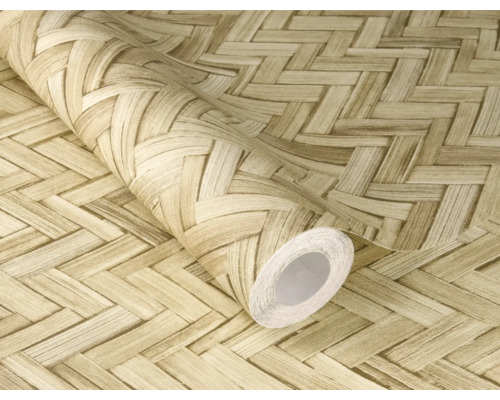 Behangrol met vlechtpatroon