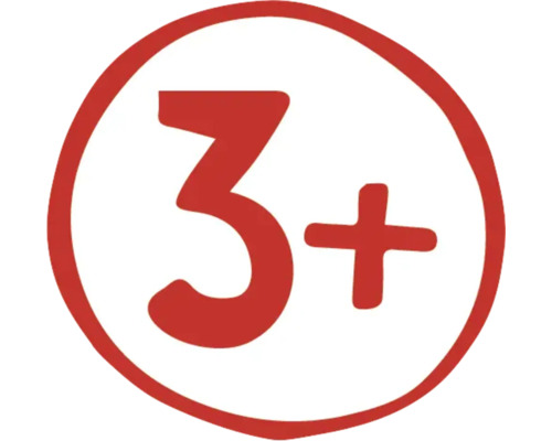 Geschikt voor kinderen vanaf drie jaar