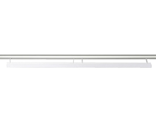 Gordijnroede met plooihaken en gordijn