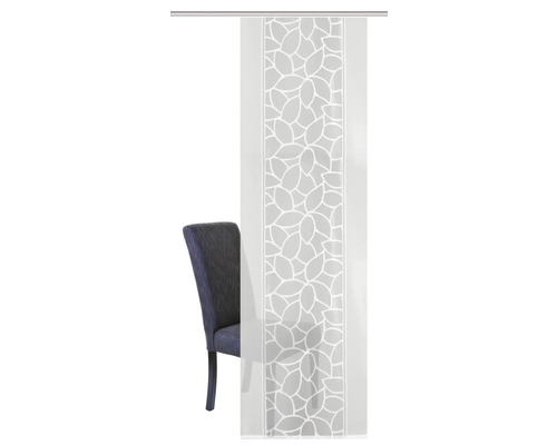 Schuifgordijn met bladmotief