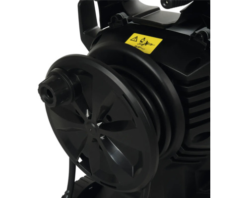 Slanghaspel van een reinigingsmachine