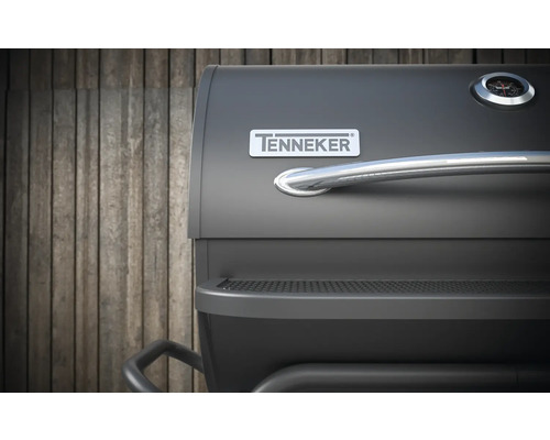 Detailweergave van een Tenneker houtskoolbarbecue