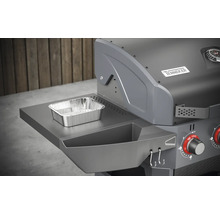 Tenneker barbecue met zijtafel en aluminium schaal