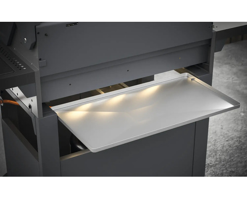 Barbecue met opbergplank