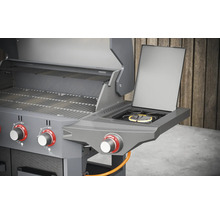 Gasbarbecue met zijbrander en grillrooster