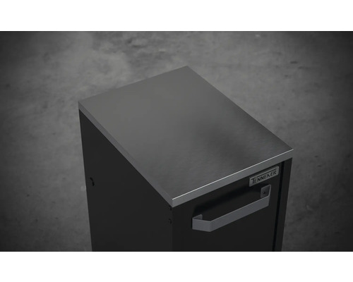 Tenneker onderkast voor gasbarbecue met roestvrijstalen werkblad