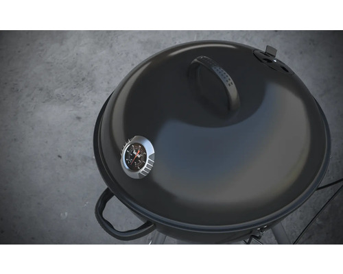 Kogelbarbecue met deksel en temperatuurweergave
