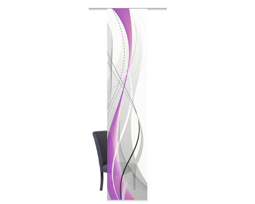 Schuifgordijn met abstract patroon voor stoel