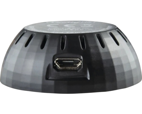 Rookmelder met micro-USB-aansluiting voor stroomvoorziening