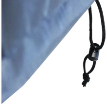 Detailopname van een beschermhoes met trekkoord