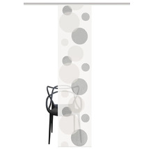 HOME FASHION Paneelgordijn Sherli wit/grijs 60x245 cm