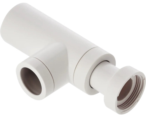 Kunststof T-stuk voor sanitaire installaties