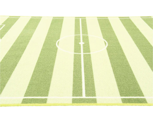 Kunstgras met voetbalveldmarkeringen