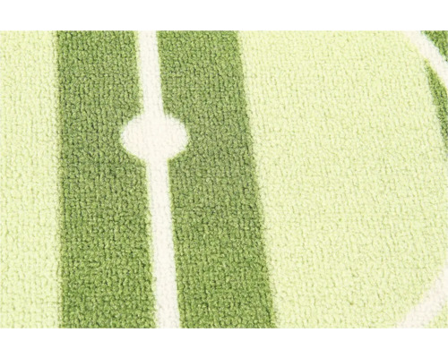 Detail van een tapijt met streepmotief
