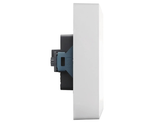 Zijaanzicht van een lichtschakelaar