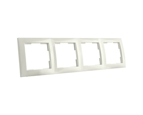 Vierdubbel frame voor schakelaars en stopcontacten