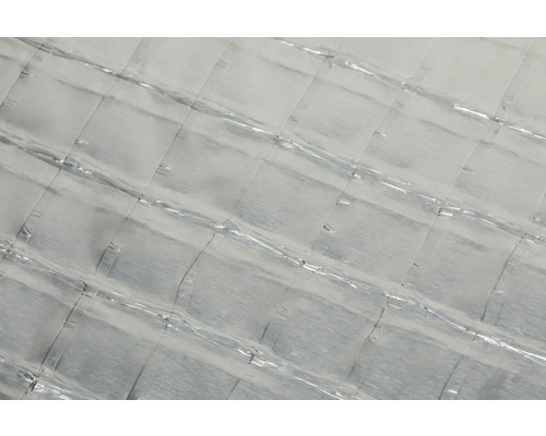 Gedetailleerde weergave van met aluminium beklede isolatiematten