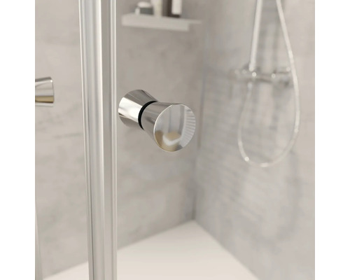 Metalen douchecabinedeurknop
