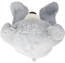 Grijze koala knuffel rugaanzicht